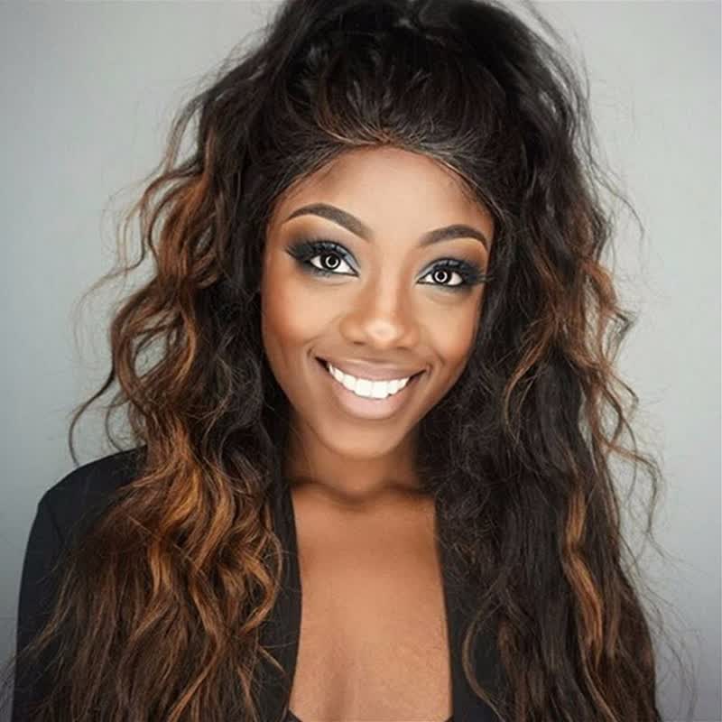 Shop Long Ombre Full Lace Human Hair Wigs For Black Women Glueless