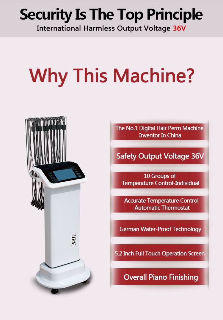 Shop 2017 Factory Direct Selling Asia Digital Hair Perm Machine