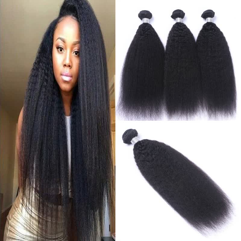 Shop High Quailty Brazilian Remy Hair 3pcs Lot 12 24 Kinky