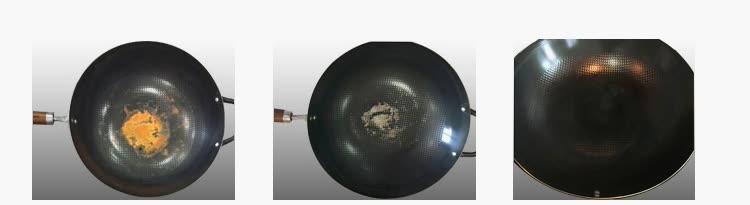 Pearl life wok 42cm Japanese into the ears of the wok no coated wrought iron to increase the cooking pot H-8989-Jingdong