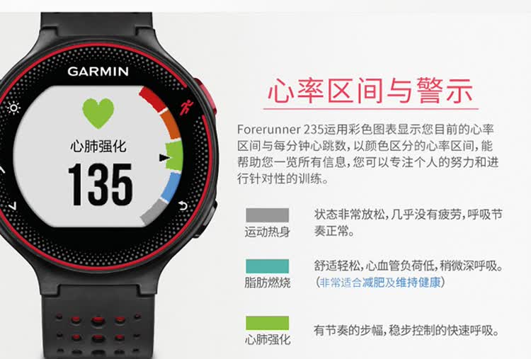 שעון גרמין מדגם 235 Forerunner